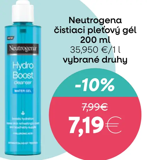 Hydro Boost čistiaci pleťový gél