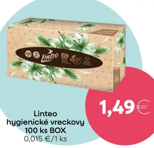 Linteo hygienické vreckový