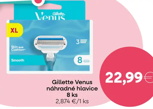 GILLETTE VENUS náhradné hlavy