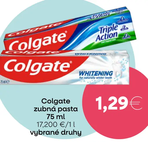 Colgate zubná pasta