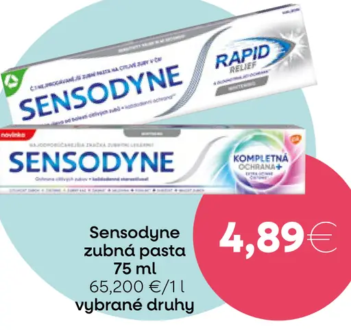 Sensodyne zubná pasta