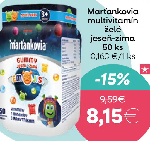 Mártankovia multivitamín želé jeseň-zima