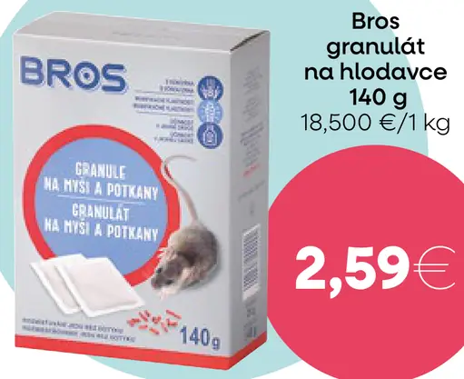 Bros granulát na hlodavce