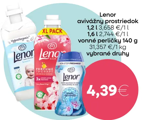 Lenor avivážny prostriedok