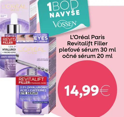 L'Oréal Paris Revitalift Filler pleťové sérum