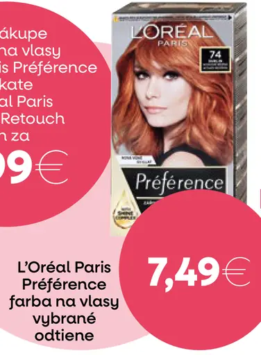 L’Oréal Paris Preference farba na vlasy