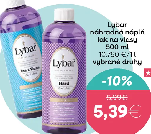 Lybar náhradná náplň lak na vlasy Extra Shine