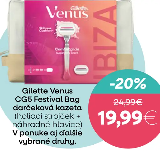 Gilette Venus CG5 Festivalová Kazeta