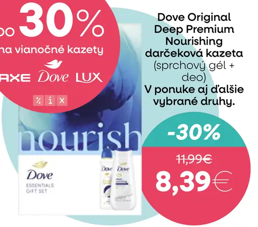 Dove Original Deep Premium Nourishing darčeková kazeta