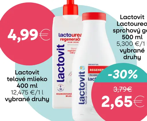 Lactovit sprchový gél