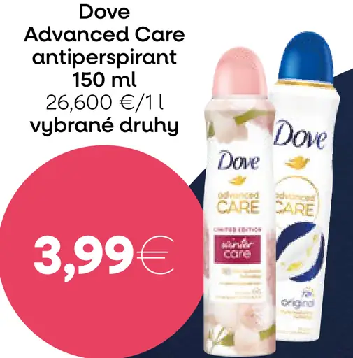 Dove Advanced Care antiperspirant