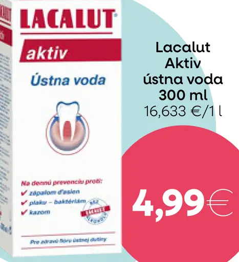 Lacalut Aktiv Ústna voda