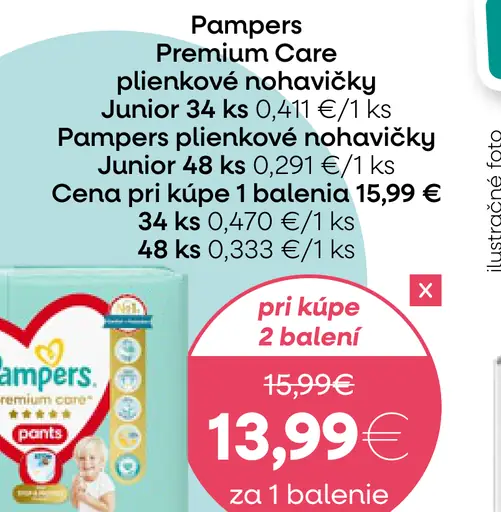 Pampers premium care