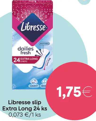 Libresse slip Extra Long 24 ks