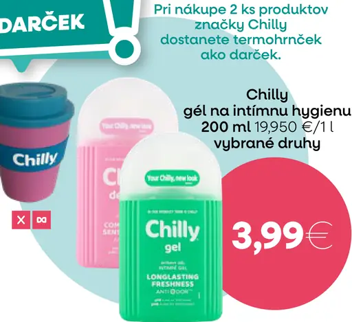 Chilly gél na intímnu hygienu