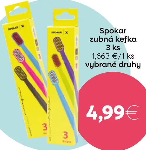 Spokar zubná kefka