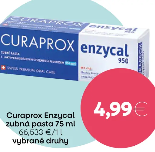 Curaprox Enzycal zubná pasta