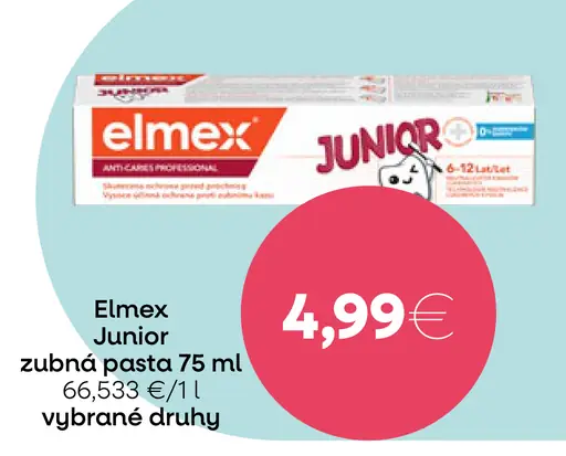 Elmex Junior zubná pasta