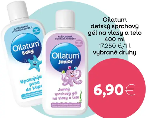 Oilatum detský sprchový gél na vlasy a telo