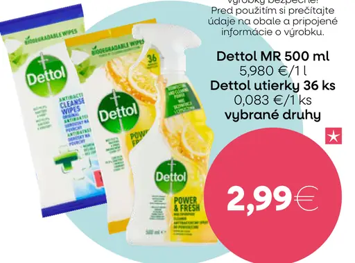 Dettol utierky