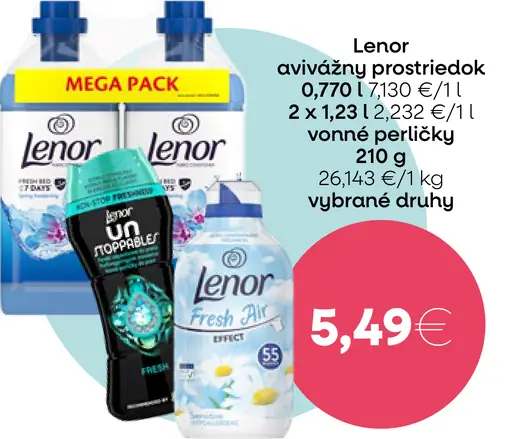 Lenor avivážny prostriedok