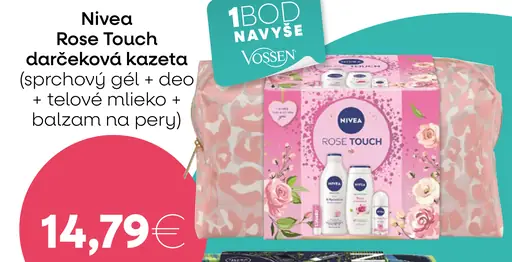 Nivea Rose Touch darčeková kazeta