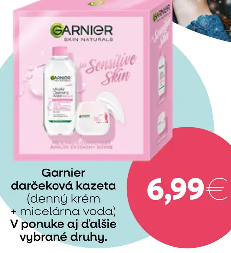 Garnier darčeková kazeta (denný krém + micelárna voda)