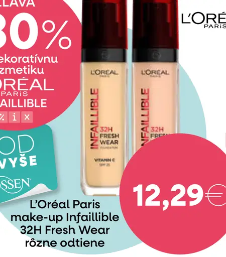 L’Oréal Paris make-up Infaillible 32H Fresh Wear