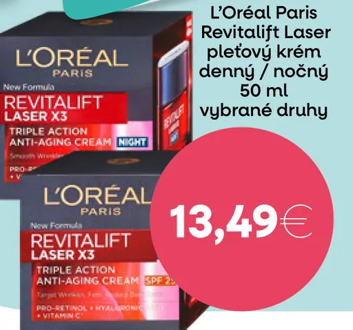 L'Oréal Paris Revitalift Laser pletový krém