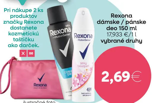 Rexona dámske deo