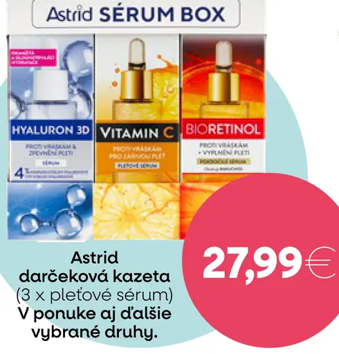 Astrid sérum box