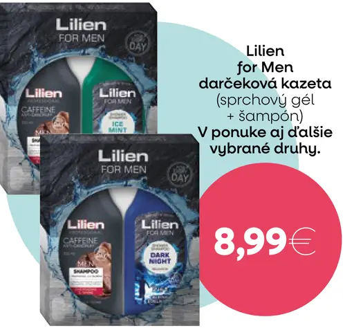 Lilien for Men darčeková kazeta (sprchový gél + šampón)