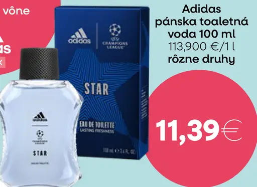 Adidas pánska toaletná voda STAR