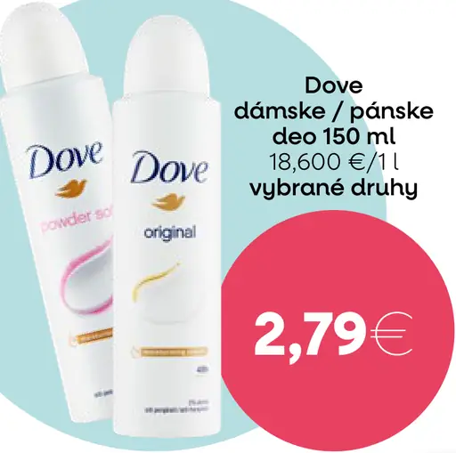 Dove dámske/pánske deo