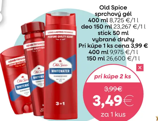 sprchový gél Old Spice