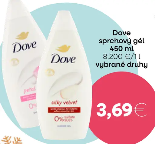 Dove sprchový gél