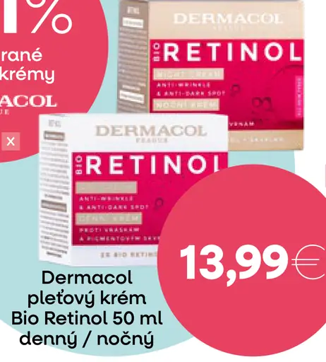 Dermacol pleťový krém Bio Retinol