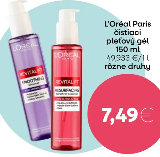 L'Oréal Paris čistiaci pleťový gél