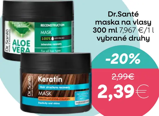 mask na vlasy - Aloe Vera