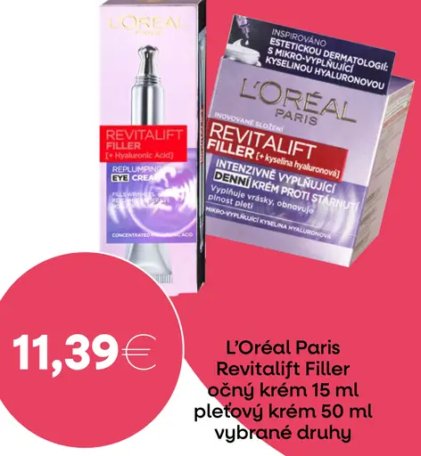 L'Oréal Paris Revitalift Filler očný krém