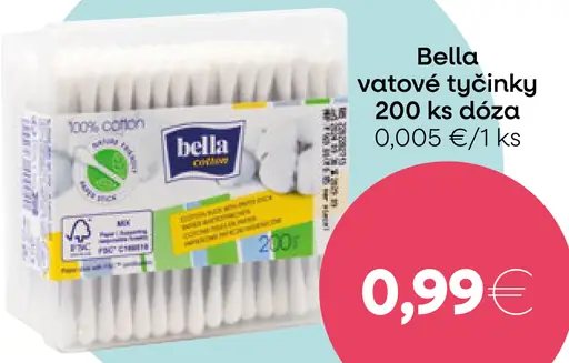 Bella vatové tyčinky