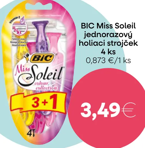 BIC Miss Soleil jednorazový holiaci strojček