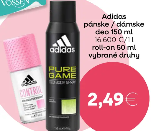 Adidas pánske / dámske deo