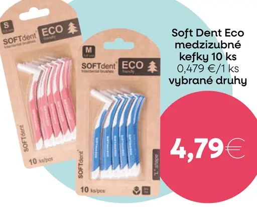 Soft Dent Eco medzizubné kefky