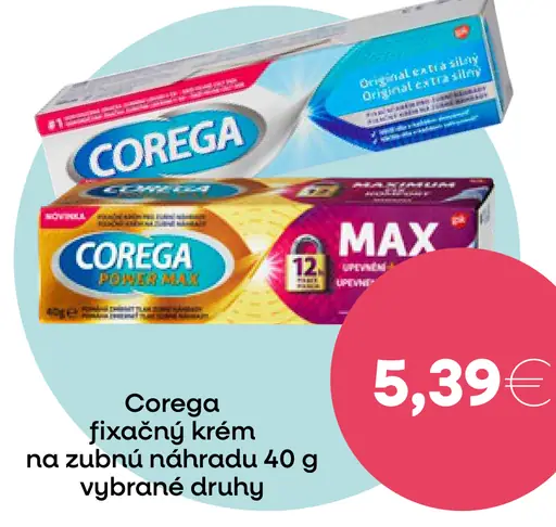 Corega fixačný krém