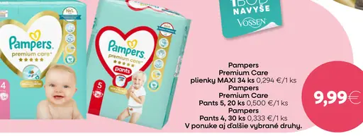 Pampers Premium Care plienky MAXI