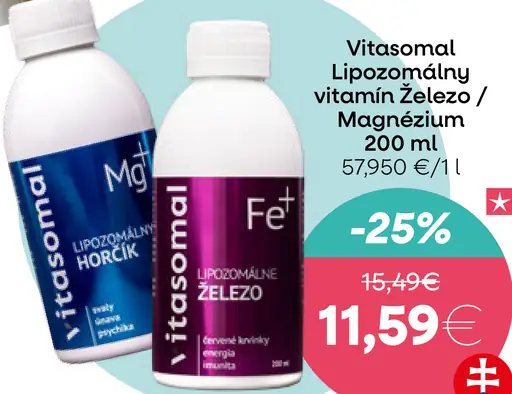 Vitasomal Lipozomálny vitamín Železo