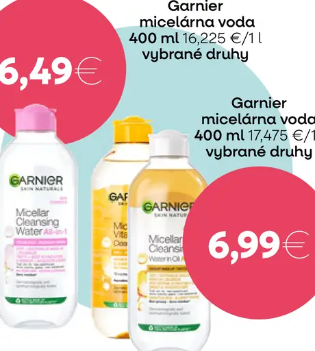 Garnier micelárna voda Variant 1