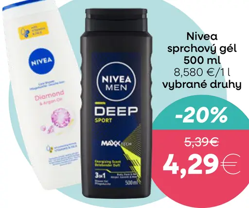 Nivea sprchový gél