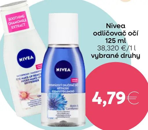 Nivea odličovač očí